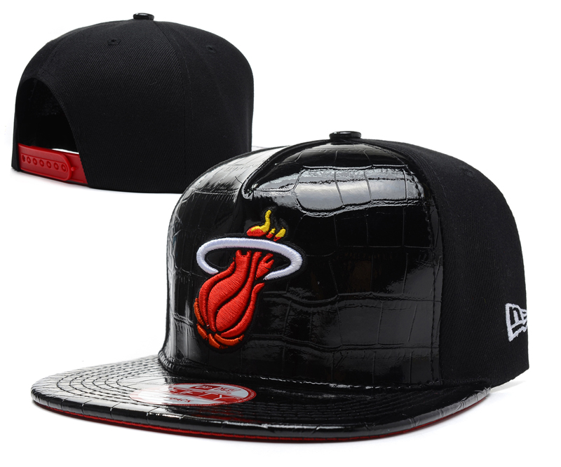 NBA Miami Heat NE Snapback Hat #198